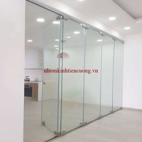 Cửa Lùa Kính Cường Lực