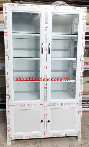 Những Mẫu Tủ Nhôm Kính Đựng Chén Bát TpHCM