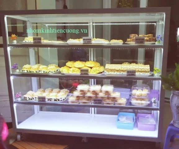 Tủ Bán Hàng Nhôm kính