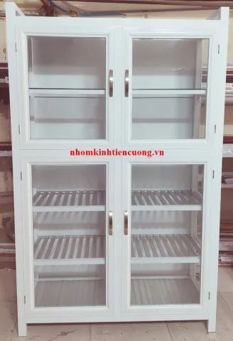 Các Mẫu Tủ Chén Bằng Nhôm Đẹp