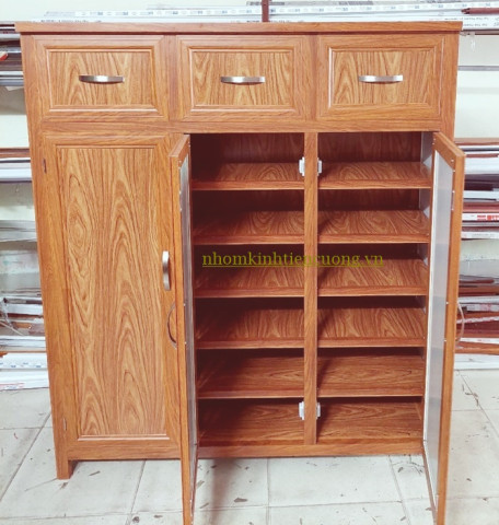 Tủ giày dép nhôm đẹp