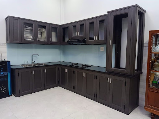 Tủ bếp nhôm hệ