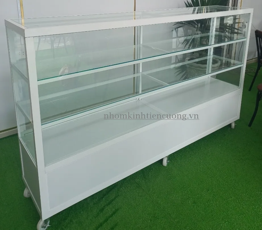 Tủ Nhôm Kính Cao Cấp - Thi Công Trọn Gói Giá Tận Xưởng - hình ảnh thực tế Tủ nhôm kính 8