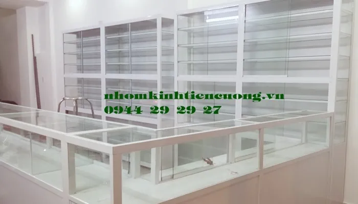 Thi công tủ thuốc tây theo module Lắp đặt tủ thuốc tây theo module tại công trình