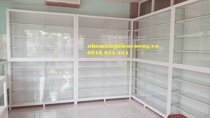Tủ Nhôm Kính Cao Cấp - Thi Công Trọn Gói Giá Tận Xưởng - hình ảnh thực tế Tủ nhôm kính 10