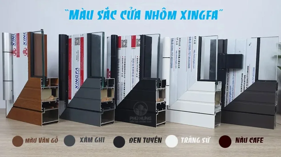 Các thành phần ảnh hưởng đến đơn giá cửa nhôm kính Cửa nhôm kính mở quay với kính và phụ kiện đồng bộ