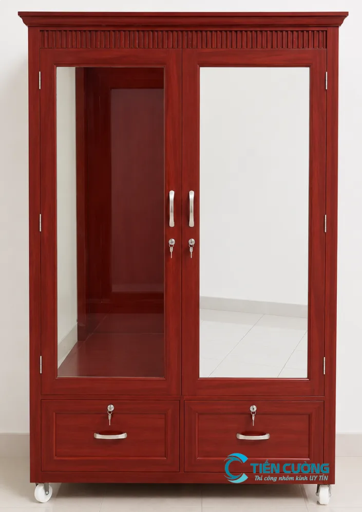 Tủ Quần Áo Nhôm: Giải Pháp Nội Thất Bền Đẹp, Hiện Đại - hình ảnh thực tế Lắp đặt tủ quần áo nhôm