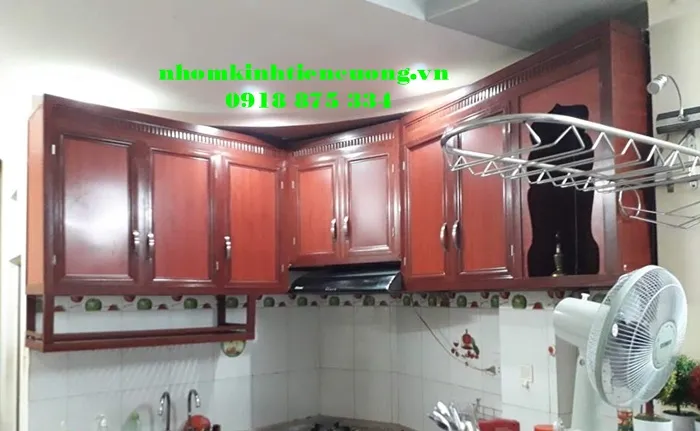 Tủ Nhôm Kính Cao Cấp - Thi Công Trọn Gói Giá Tận Xưởng - hình ảnh thực tế Tủ nhôm kính 6