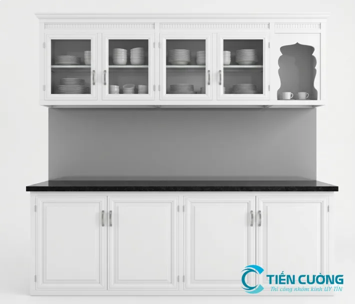 Thi công tủ bếp nhôm kính tại TP.HCM Thi công tủ bếp nhôm kính uy tín tại TP.HCM
