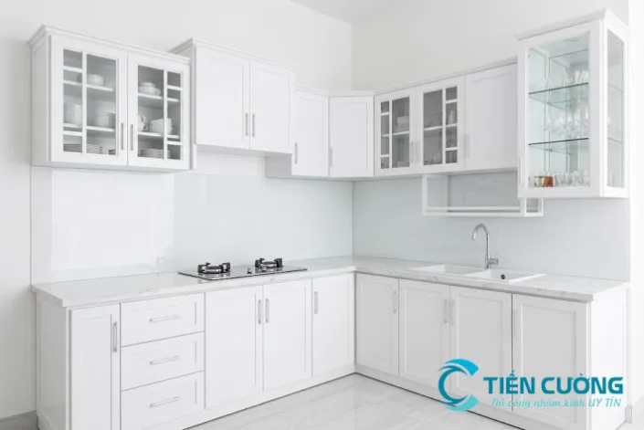 Tủ bếp nhôm kính giá hợp lý TP.HCM Tủ bếp nhôm kính giá hợp lý tại TP.HCM
