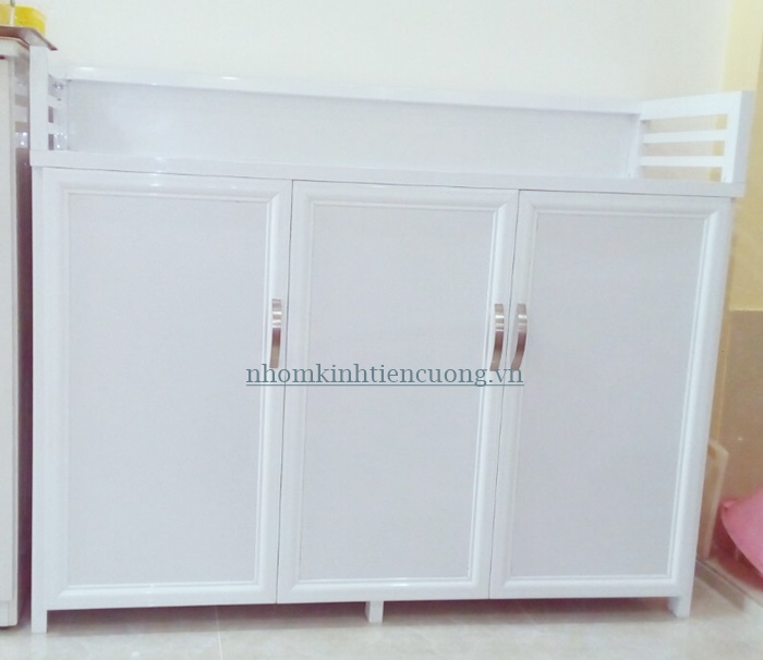 Tủ chén nhôm kính 25