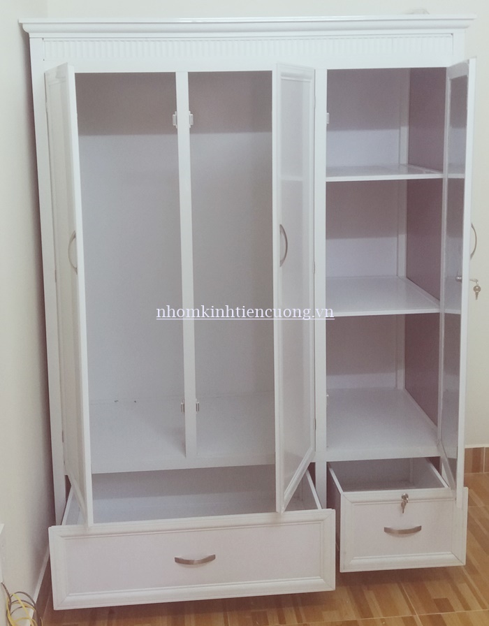 Tủ quần áo nhôm 4