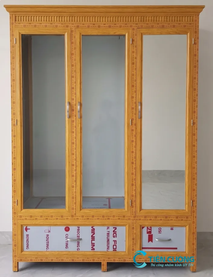 Tủ Quần Áo Nhôm: Giải Pháp Nội Thất Bền Đẹp, Hiện Đại - hình ảnh thực tế Ưu điểm của tủ nhôm kính