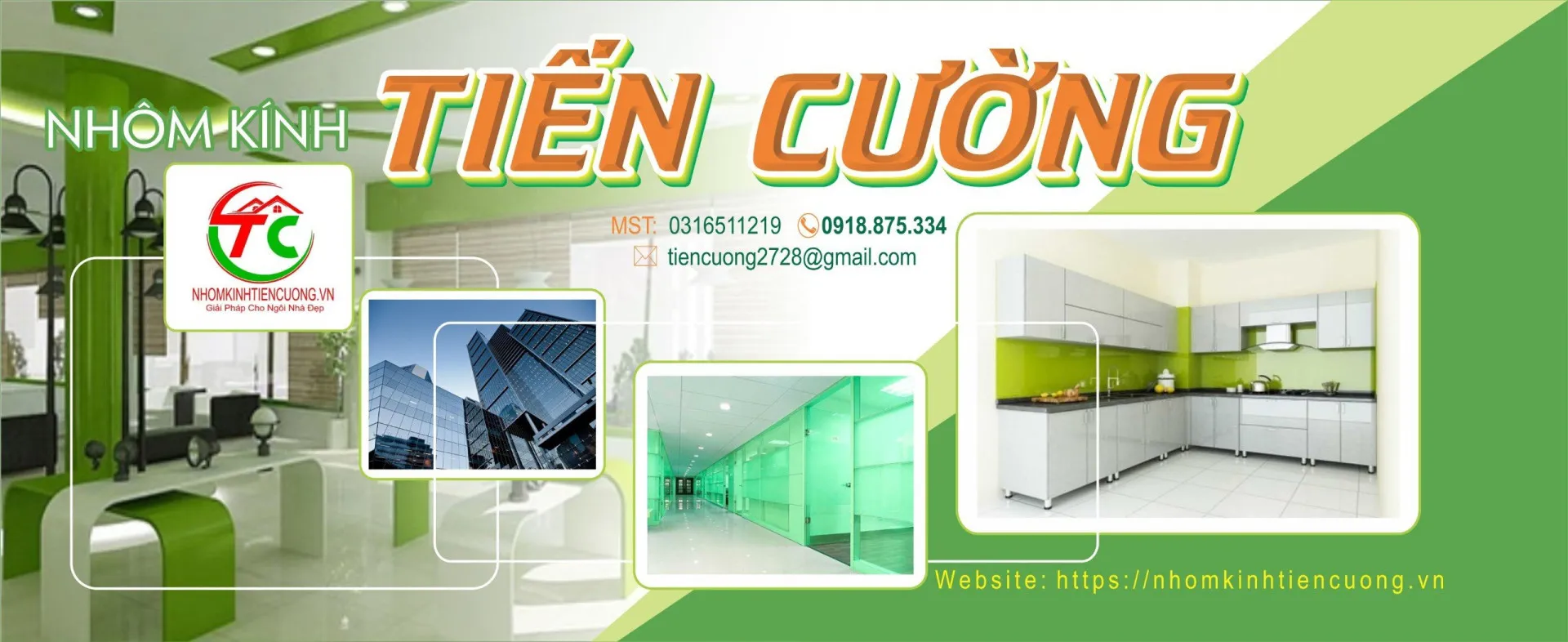 Vách ngăn nhôm kính