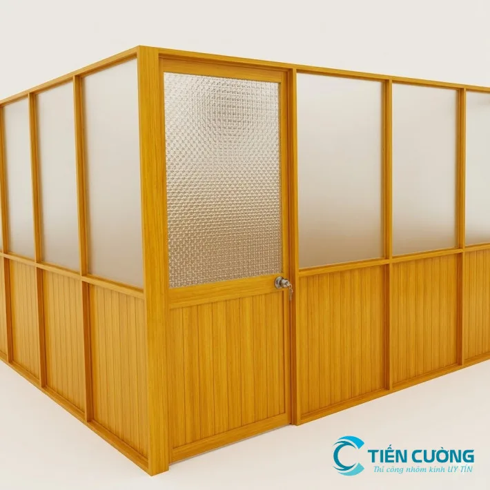 Chia phòng khách và bếp bằng vách nhôm kính - hình ảnh minh họa 4 Chia phòng khách và bếp bằng vách nhôm kính - hình ảnh công trình liên quan 4