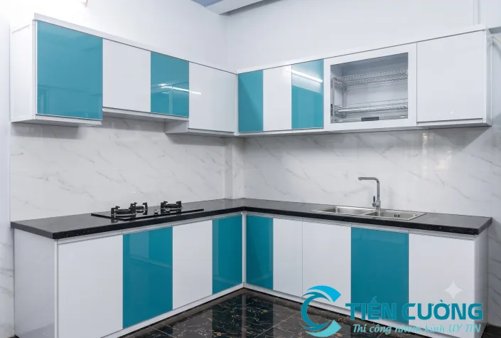 Thi Công Tủ Bếp Nhôm Kính Quận 11 Bền Đẹp, Giá Tại Xưởng - hình ảnh thực tế Quy trình sản xuất tủ bếp nhôm kính