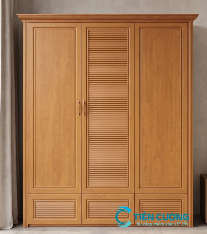 CácLoại Tủ Quần Áo Nhôm Kính Đẹp, Hiện Đại Và Bền Được Ưa Chuộng - hình ảnh thực tế Tủ quần áo nhôm Xingfa cao cấp độ bền cao