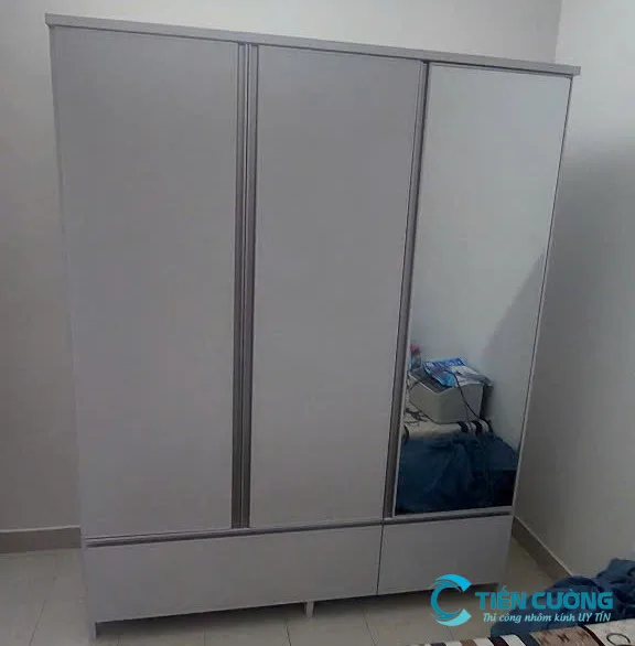Tuyển thợ nhôm kính tại TP.HCM | Nhôm Kính Tiến Cường - hình ảnh thực tế Sản phẩm nhôm kính hoàn thiện tại công trình